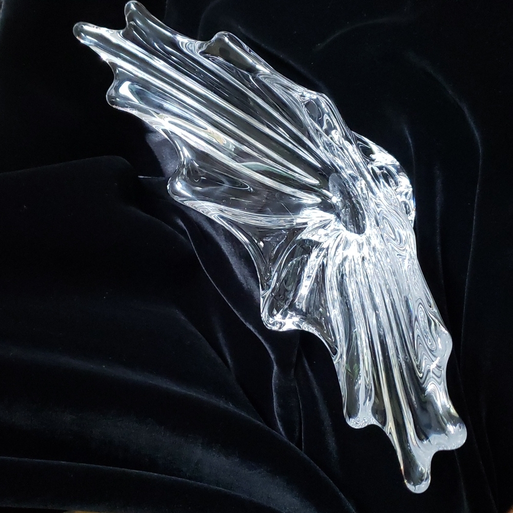 🔥HP🔥VTG Daum, France crystal bowl, signed, large